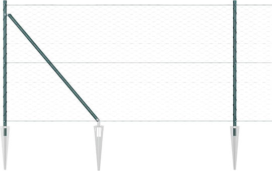 vidaXL Plasă de Sârmă Set Verde 1x25m
