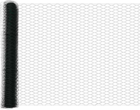 vidaXL Сет Стоманена Мрежа Зелен 1x25m