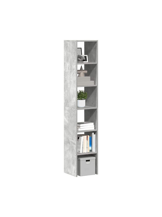 Gray Bookcases (2 Pieces) 30x30x80 cm