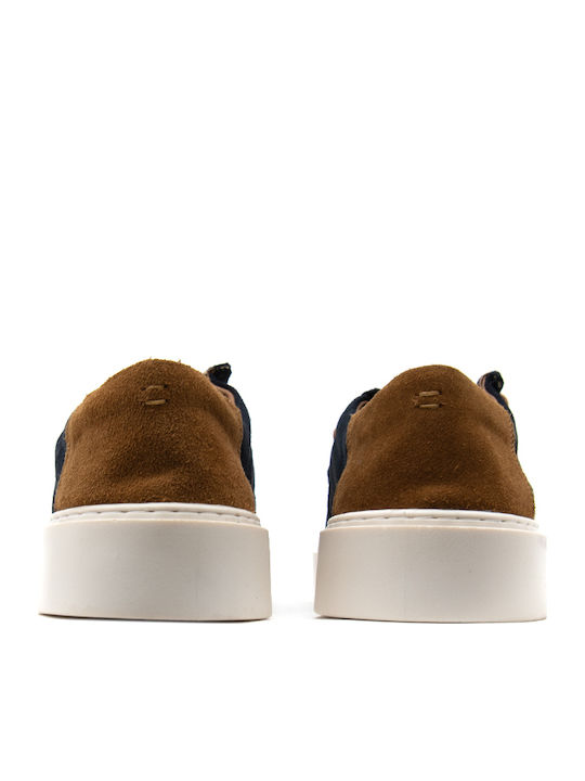 Suede Men's Casual Shoes Brown