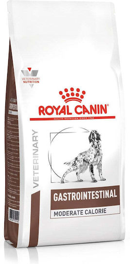 Royal Canin Veterinary Gastrointestinal Moderate Calorie 2kg Dry Food Diet, Gluten-Free for Adult Neutered Dogs with Poultry and Rice