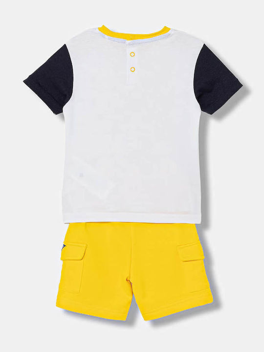 Kids Set with Shorts Summer 2 Pieces Yellow