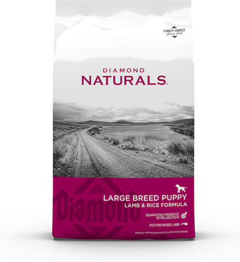 Naturals Large Puppy 15kg Dry Food for Large Breed Puppies with Lamb and Rice