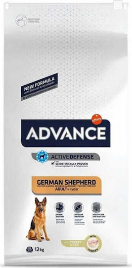 Affinity Advance German Shepherd 12kg Ξηρά Τροφή για Ενήλικους Σκύλους Μεγαλόσωμων Φυλών με Γαλοπούλα και Ρύζι
