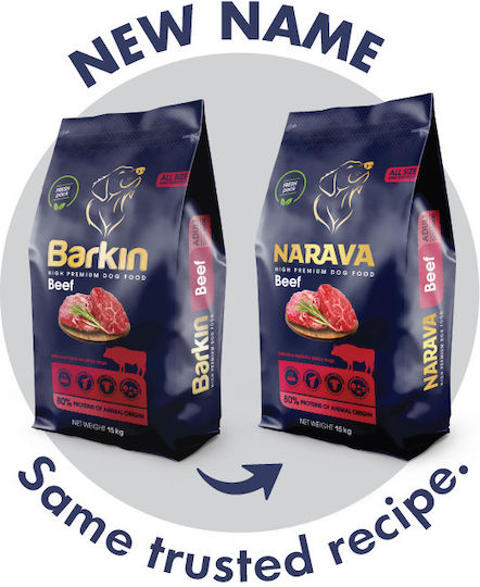 Barkin 2kg Ξηρά Τροφή για Ενήλικους Σκύλους με Γαλοπούλα