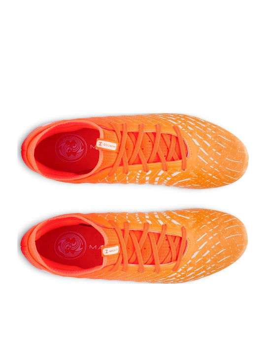 Under Armour Magnetico Ποδοσφαιρικά Παπούτσια με Τάπες FG Πορτοκαλί
