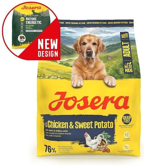 Josera 3kg Trockenfutter für erwachsene Hunde großer Rassen mit Huhn und Kartoffeln