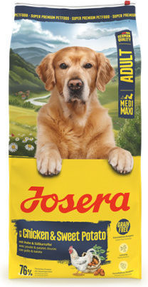 Josera 3kg Trockenfutter für erwachsene Hunde großer Rassen mit Huhn und Kartoffeln