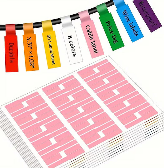 Self-Adhesive Label Rolls 84x26mm 10 Pieces