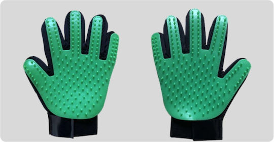 Glove Dogs for Coat Grooming Green