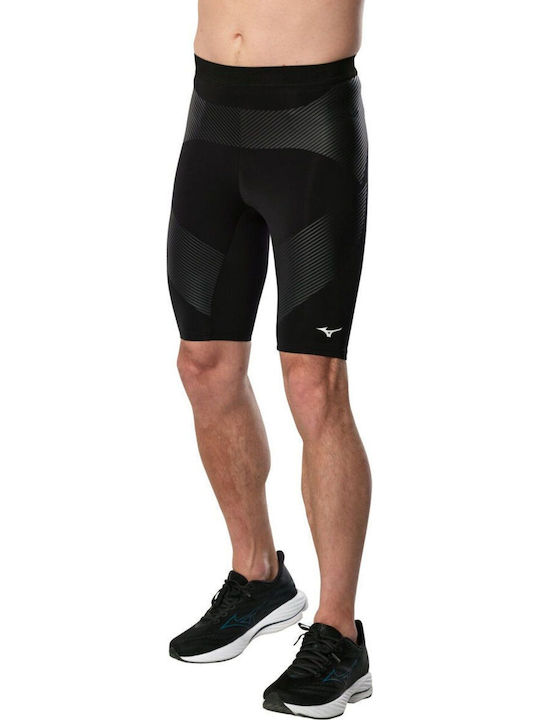 Mizuno Herren Thermounterwäsche Hose Schwarz