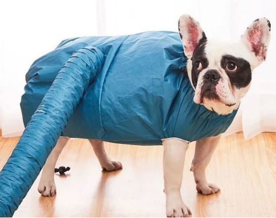 Animal Tragbarer Hundetrockner Blau mit Dachfirst 100cm