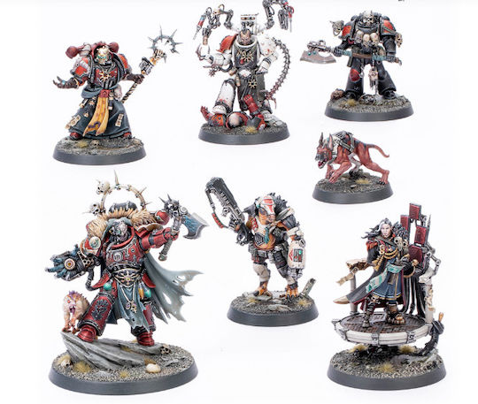 Games Workshop Warhammer 40.000 Space Marines Huron Blackheart and the Masters of the Maelstrom Figure