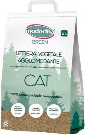Inodorina Green Eco Pellet Γάτας 6lt