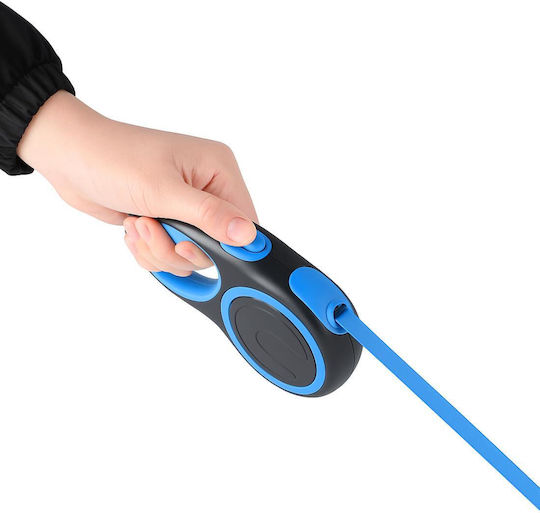 Animal Foldable Dog Leash/Lead Strap in Blue color 5m