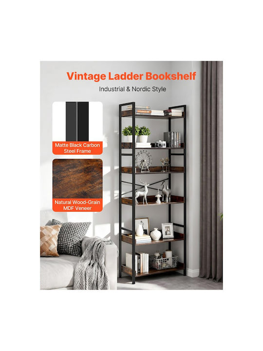 Brown Bookcase 30x65x175cm