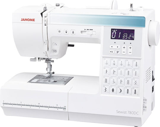 Janome Mașină de Cusut Profesională 780dc Albă