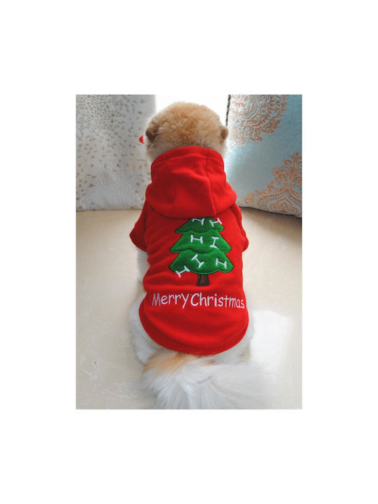 Fleece Hundeshirt in Rot Farbe
