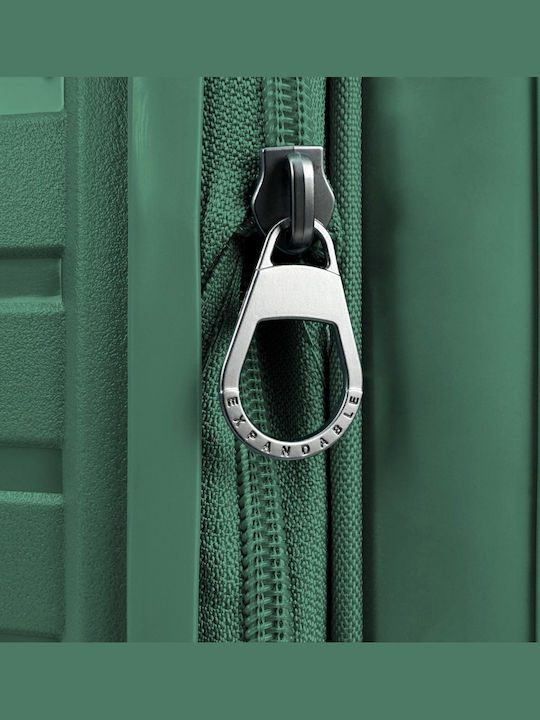 Bg Berlin Μεσαία Βαλίτσα Ταξιδίου Dark Green με 4 Ρόδες Ύψους 66εκ.