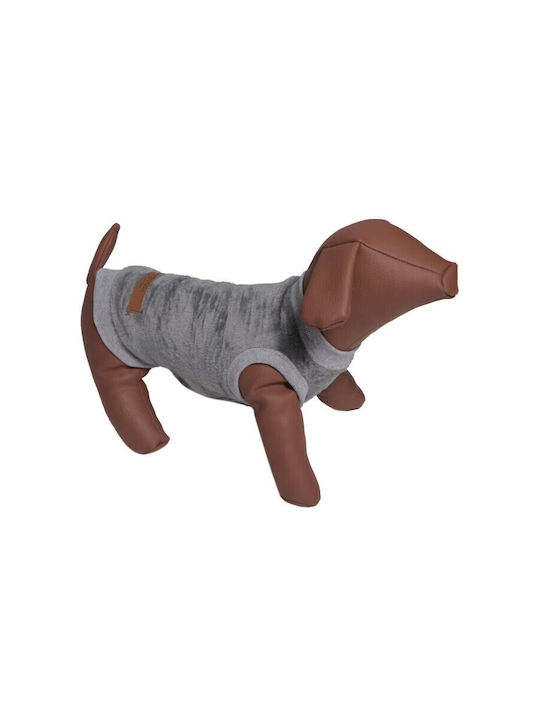 Woofmoda Woof No0 Dog Fleece Shirt in Gray color 23x31x26cm.