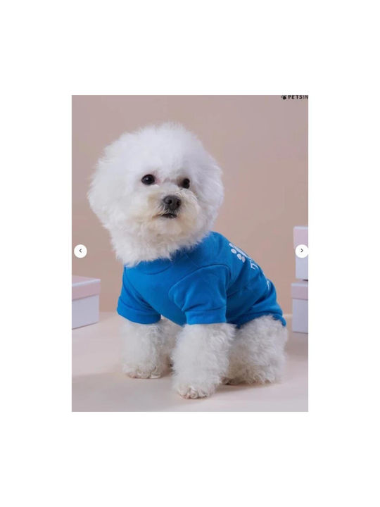 Hundeshirt Für Hunde Hellblau "my Dog Thinks I'm Awesome" 23cm Länge Rücken: 23cm