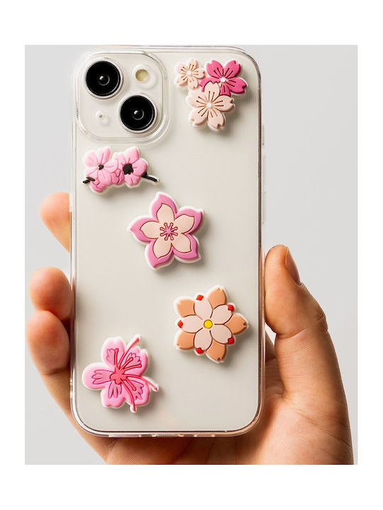 Tfo 3d Sticker Pink Blossom 5pcs Set
