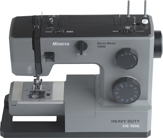 Minerva Професионална Шевна Машина Hs1000 Сива