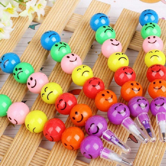 Σετ 2τμχ Μολύβι Κηρομπογιά Εναλλασόμενες Μύτες 6sxo289