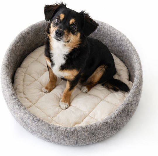 Handmade Ecru Pillow Cocoon Nests Baskets Cats Dogs 45cm