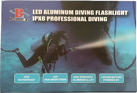BL-8768-T6 Rechargeable Diving Safety Light LED with 800 Lumens Brightness for Maximum Depth up to 100m