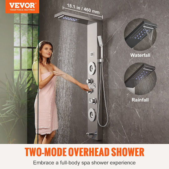 Vevor Pool Shower with LED Lighting