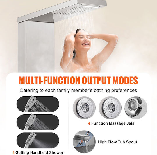 Vevor Pool Shower with LED Lighting
