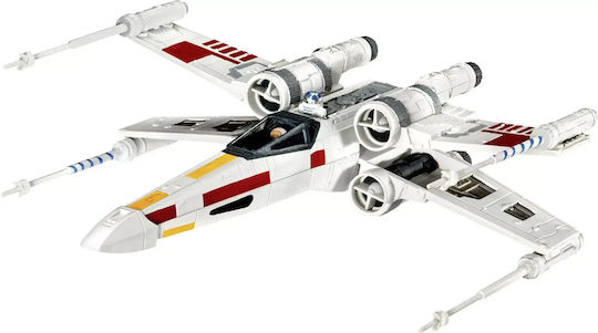 Revell Star Wars - Model Set: X-Wing Fighter Figurină de Modelism Avion 21 Piese la Scară 1:112 cu Lipici și Culori 03601