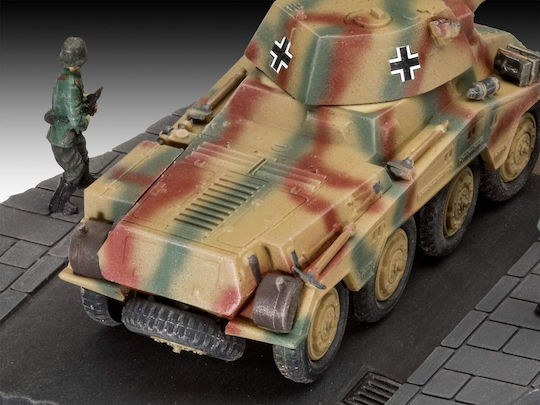 Revell Sd.Kfz. 234/2 Puma Modeling Figure Tank 69 Pieces in Scale 1:76