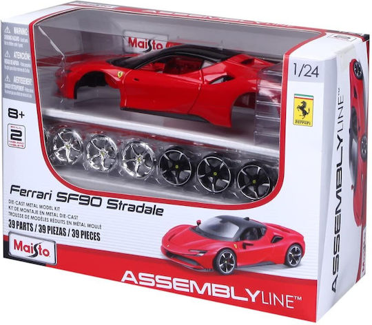 Ferrari Sf90 Miniatures 1/24 Scale Model Kit By Maisto