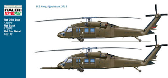 Italeri Static Helicopter Model 1:48