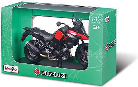 Maisto SUZUKI V-STROM DL 1000 2019 Modeling Figure Motorbike Red in Scale 1:12