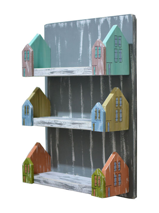 Raft Perete Colorat 29x10x40cm