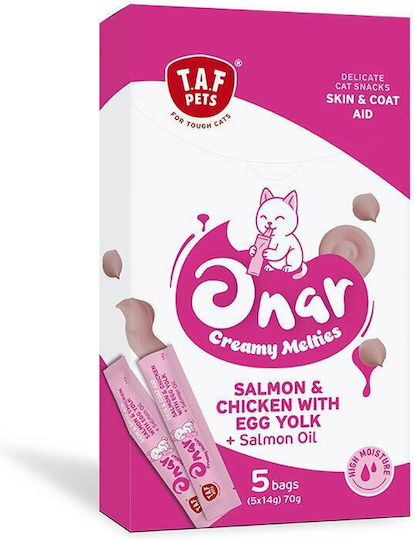 Cat Treat Taf Pets Onar Creamy Skin Coat 5x14gr 70gr