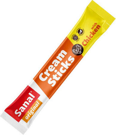 Sanal Cat Cream Chicken Λιχουδιές με Κοτόπουλο για Ενήλικες Γάτες 75gr