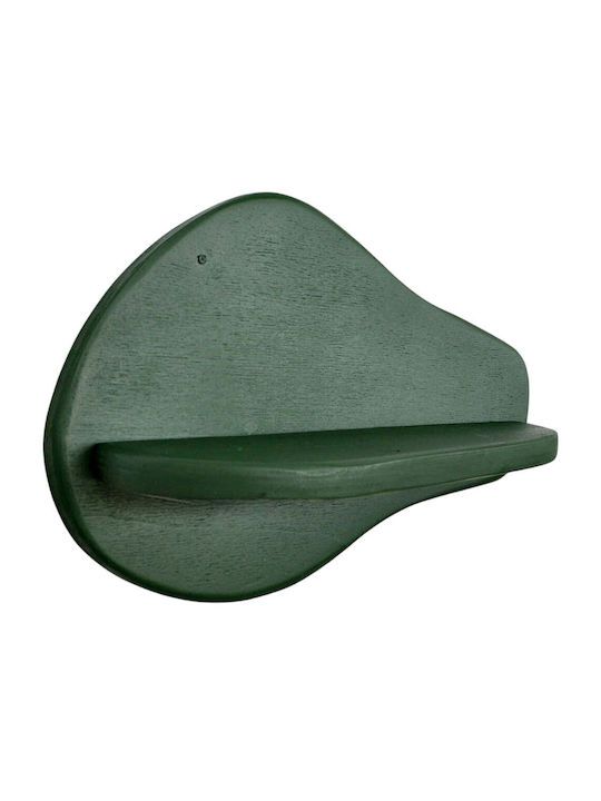Shelf Wall Green 35x11x23cm