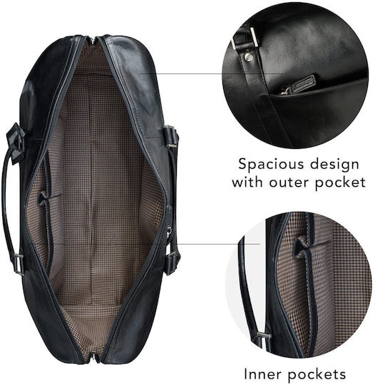 dbramante1928 Sack Voyage Black made of Leather