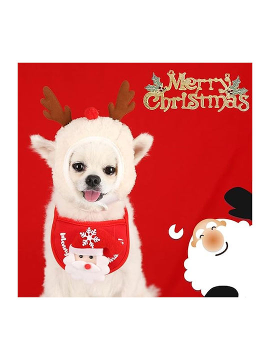 Christmas Dog Hat Reindeer Design