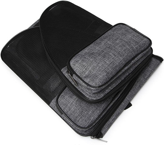 Animal Dog Carrying Black Backpack for 6kg Pets L40xW28xH28cm