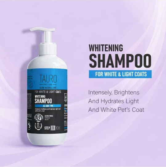 Tauro Pro Line Șampon pentru câini pentru părul alb 400ml