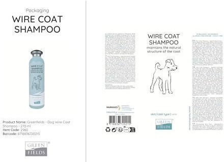 Greenfields Wire Coat Σαμπουάν Σκύλου 250ml