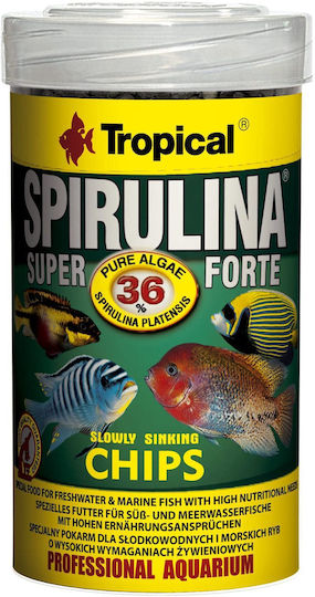Tropical Super Spirulina Forte Chips 100ml/52g