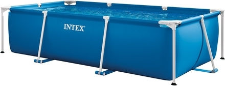 Intex PVC Swimming Pool 3834lt with Metallic Frame 300x200x75cm Blue