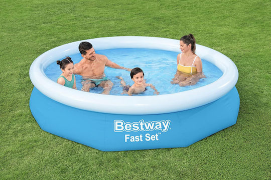 Bestway Runde Schwimmbecken 3200l Aufblasbar 305x66cm Blau