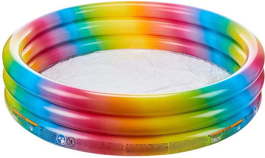Intex Rainbow Ombre Children's Round Swimming Pool 330L Inflatable 147x33cm